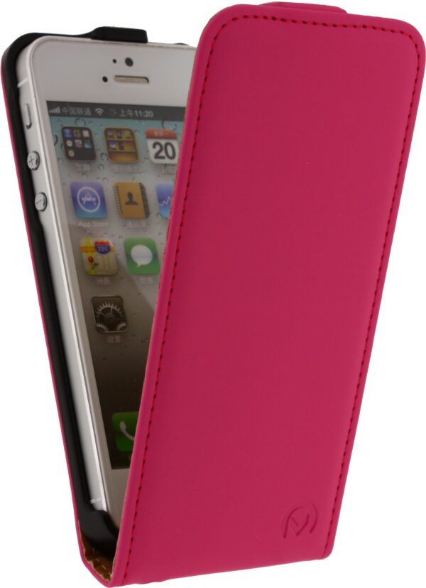 Mobilize Ultra Slim Flip Case Apple Iphone 5/5S/Se Fuchsia - Afbeelding 2