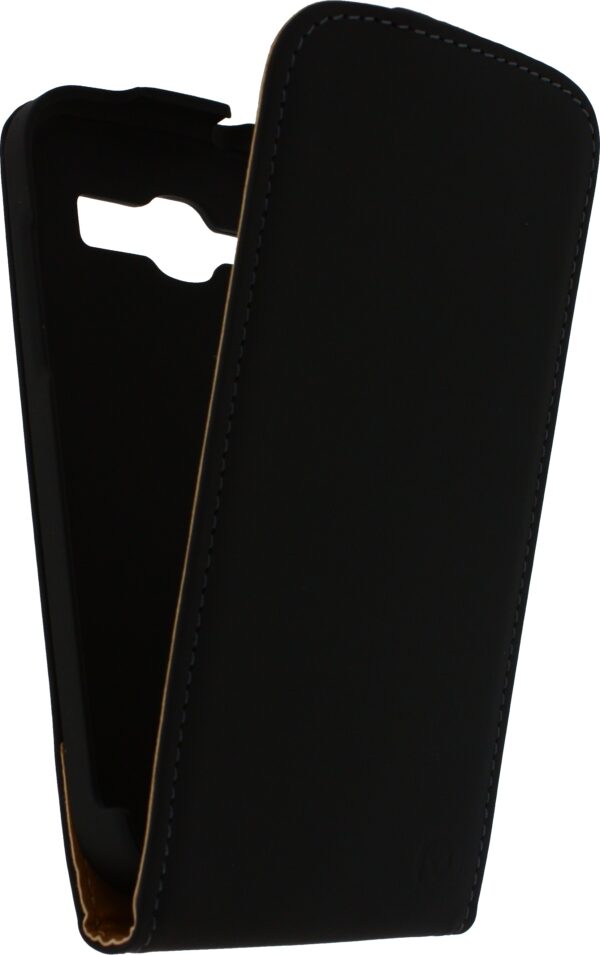 Mobilize Ultra Slim Flip Case Samsung Galaxy Core I8260 Black - Afbeelding 2