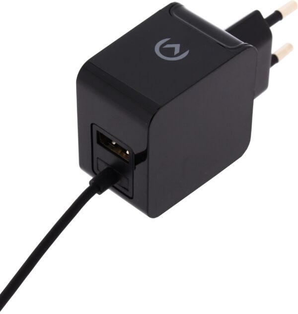Mobilize Wall Charger Usb + Micro Usb 15W 1M. Black - Afbeelding 2