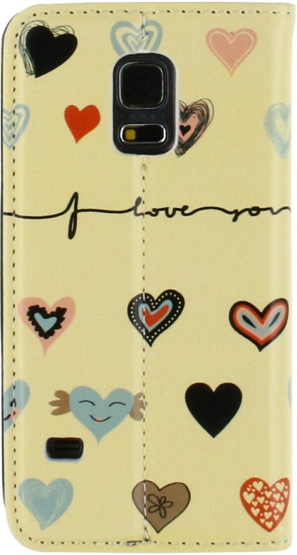 Mobilize Premium Magnet Book Case Samsung Galaxy S5 Mini I Love You - Afbeelding 2