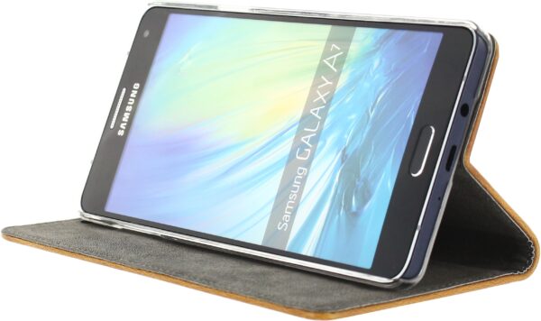 Mobilize Premium Magnet Book Case Samsung Galaxy A7 Brown - Afbeelding 4