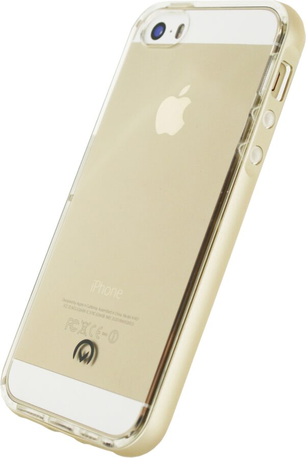 Mobilize Gelly+ Case Apple Iphone 5/5S/Se Clear/Champagne - Afbeelding 2