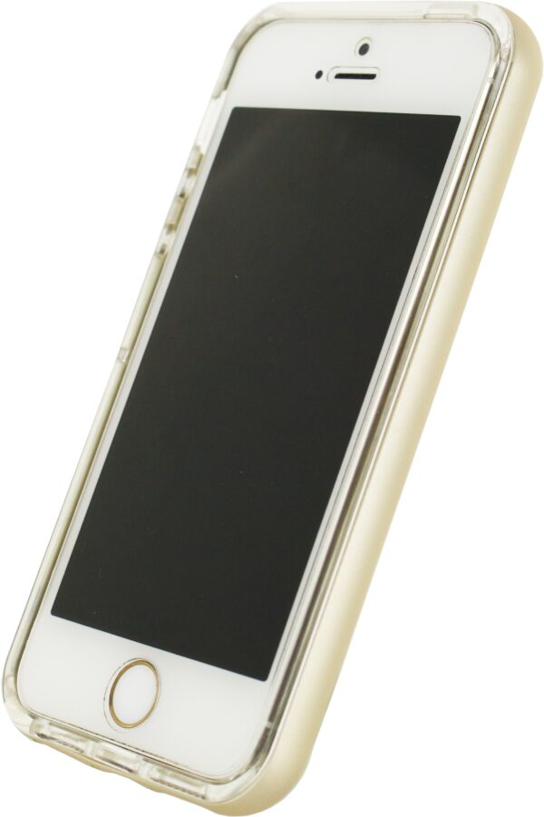 Mobilize Gelly+ Case Apple Iphone 5/5S/Se Clear/Champagne - Afbeelding 3