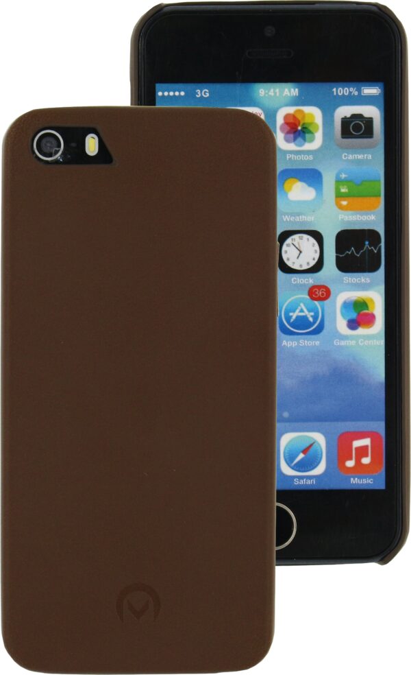 Mobilize Slim Leather Case Apple Iphone 5/5S/Se Brown