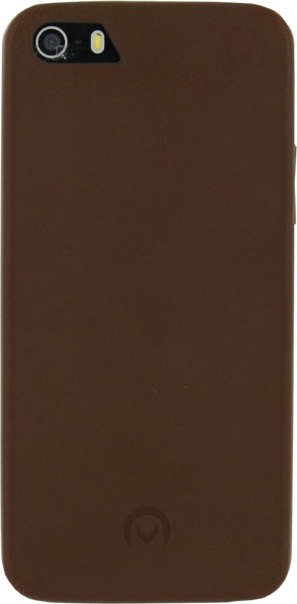 Mobilize Slim Leather Case Apple Iphone 5/5S/Se Brown - Afbeelding 2