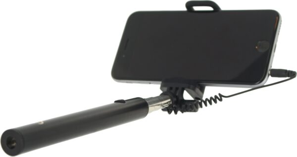 Mobilize Wired Selfie Stick Black - Afbeelding 2