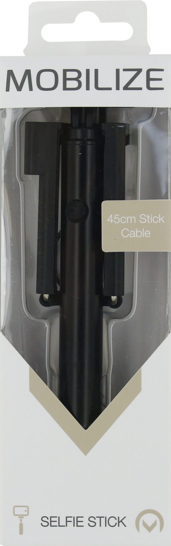 Mobilize Wired Selfie Stick Black - Afbeelding 5