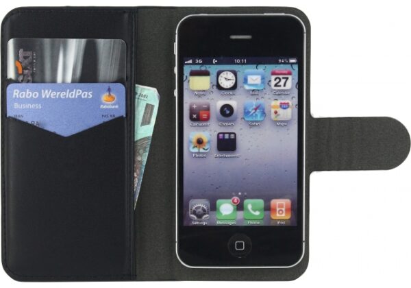 Mobilize Universal Wallet Book Case Small Black - Afbeelding 3