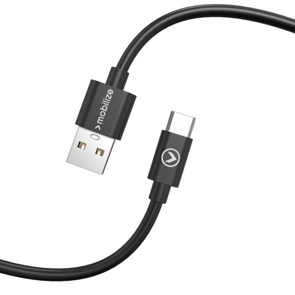 Mobilize Charge/Sync Cable Usb-C 1M. 15W Black - Afbeelding 3