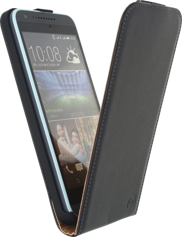 Mobilize Classic Flip Case Htc Desire 620 Black - Afbeelding 2