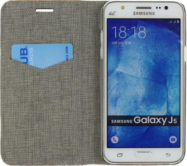 Mobilize Premium Book Case Samsung Galaxy J5 Alligator Peanut Brown - Afbeelding 3