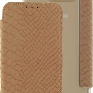 Mobilize Slim Booklet Samsung Galaxy S6 Soft Snake Creamy Rose