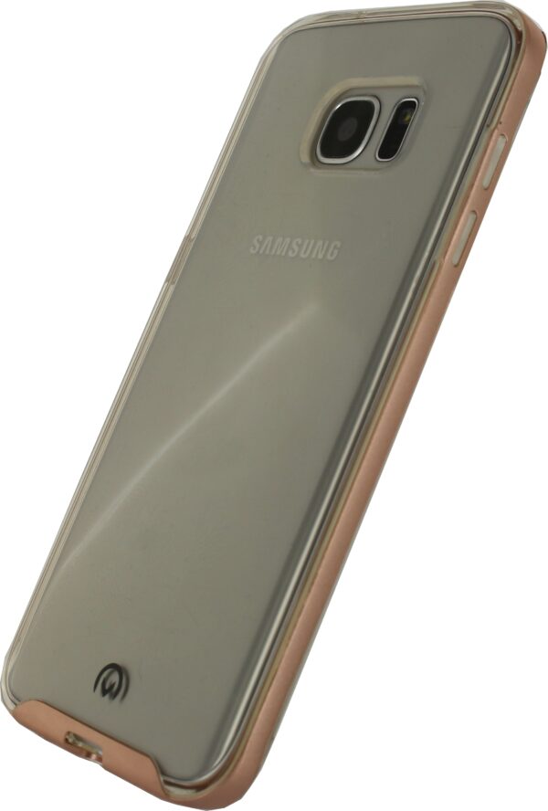 Mobilize Gelly+ Case Samsung Galaxy S7 Edge Clear/Rose Gold - Afbeelding 2