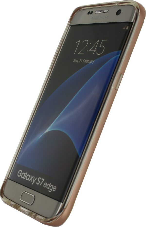 Mobilize Gelly+ Case Samsung Galaxy S7 Edge Clear/Rose Gold - Afbeelding 3