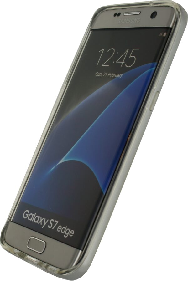 Mobilize Gelly+ Case Samsung Galaxy S7 Edge Clear/Silver - Afbeelding 3
