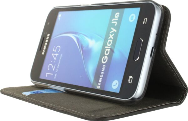 Mobilize Premium Magnet Book Case Samsung Galaxy J1 2016 Black - Afbeelding 4