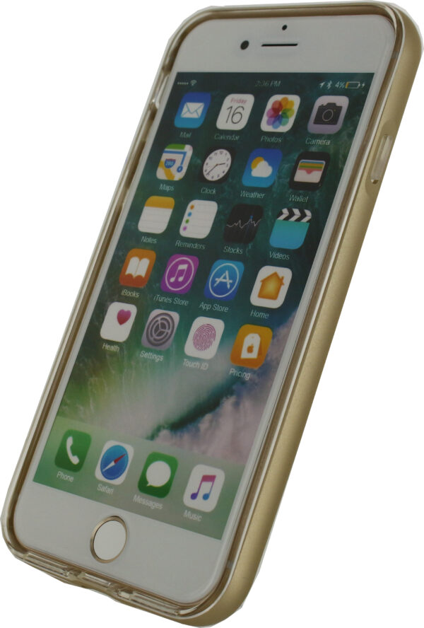 Mobilize Gelly+ Case Apple Iphone 7/8/Se (2020/2022) Clear/Champagne - Afbeelding 3
