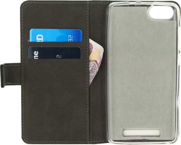 Mobilize Classic Gelly Wallet Book Case Wiko Lenny3 Black - Afbeelding 3