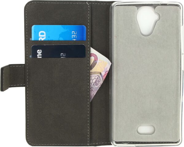 Mobilize Classic Gelly Wallet Book Case Wiko U Feel Lite Black - Afbeelding 3