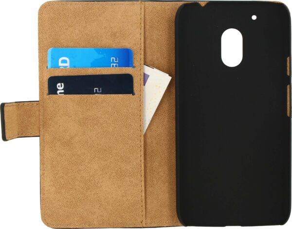 Mobilize Classic Wallet Book Case Motorola Moto G4 Play Black - Afbeelding 3