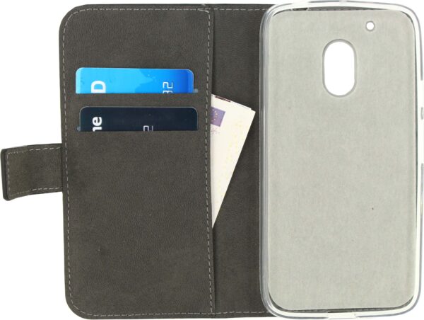 Mobilize Classic Gelly Wallet Book Case Motorola Moto G4 Play Black - Afbeelding 3