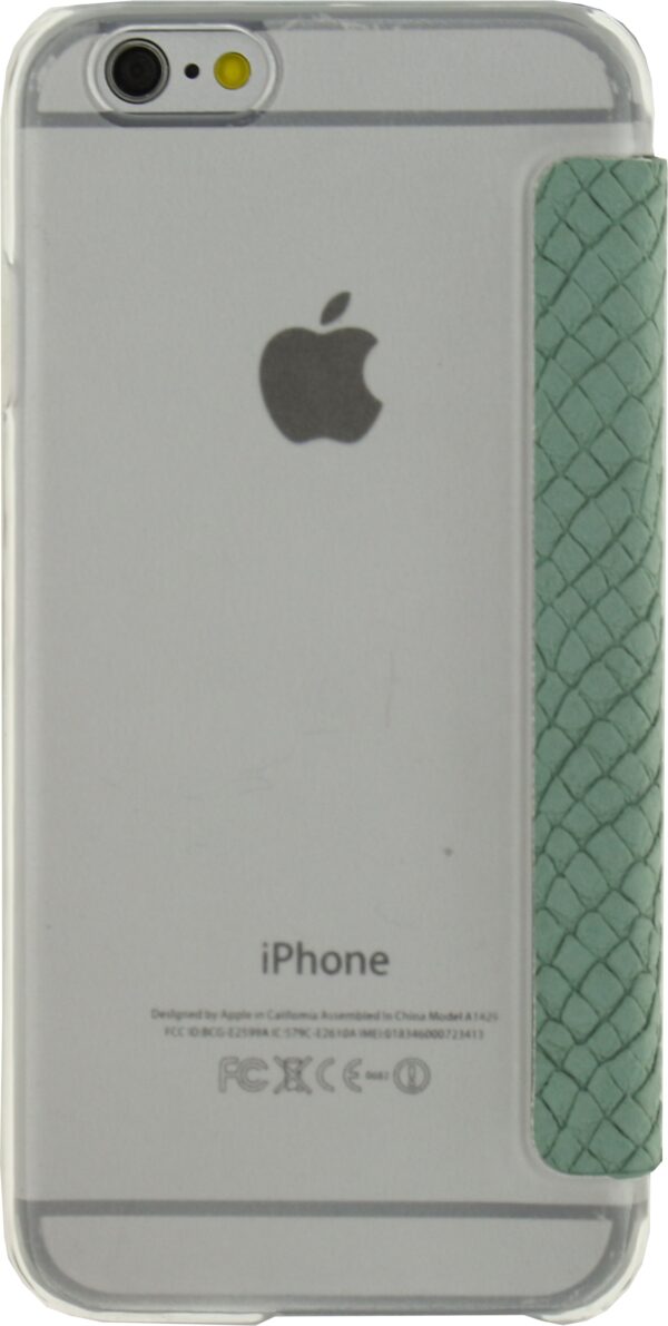 Mobilize Slim Gelly Booklet Apple Iphone 6/6S Soft Snake Wild Moss - Afbeelding 3