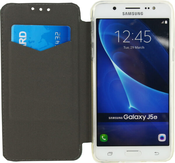 Mobilize Slim Gelly Booklet Samsung Galaxy J5 2016 Soft Snake Creamy Rose - Afbeelding 4
