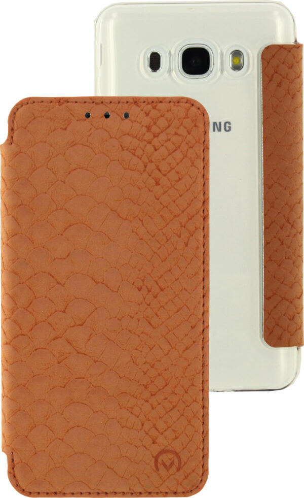 Mobilize Slim Gelly Booklet Samsung Galaxy J5 2016 Soft Snake Apricot