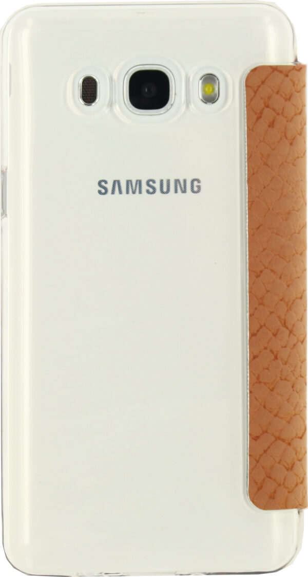 Mobilize Slim Gelly Booklet Samsung Galaxy J5 2016 Soft Snake Apricot - Afbeelding 3
