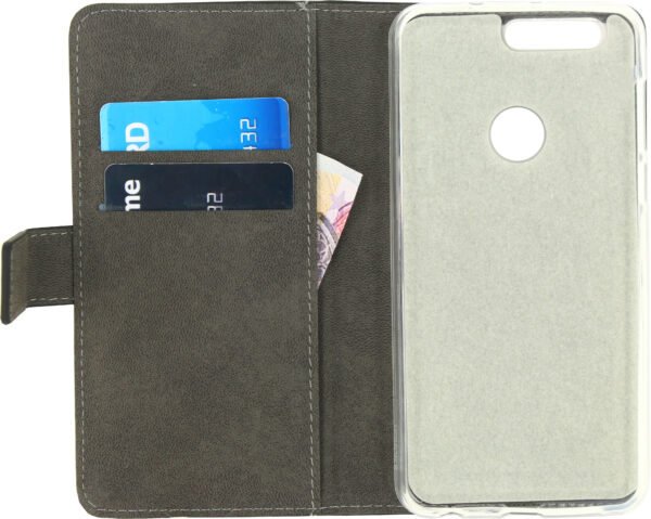 Mobilize Classic Gelly Wallet Book Case Honor 8 Black - Afbeelding 3