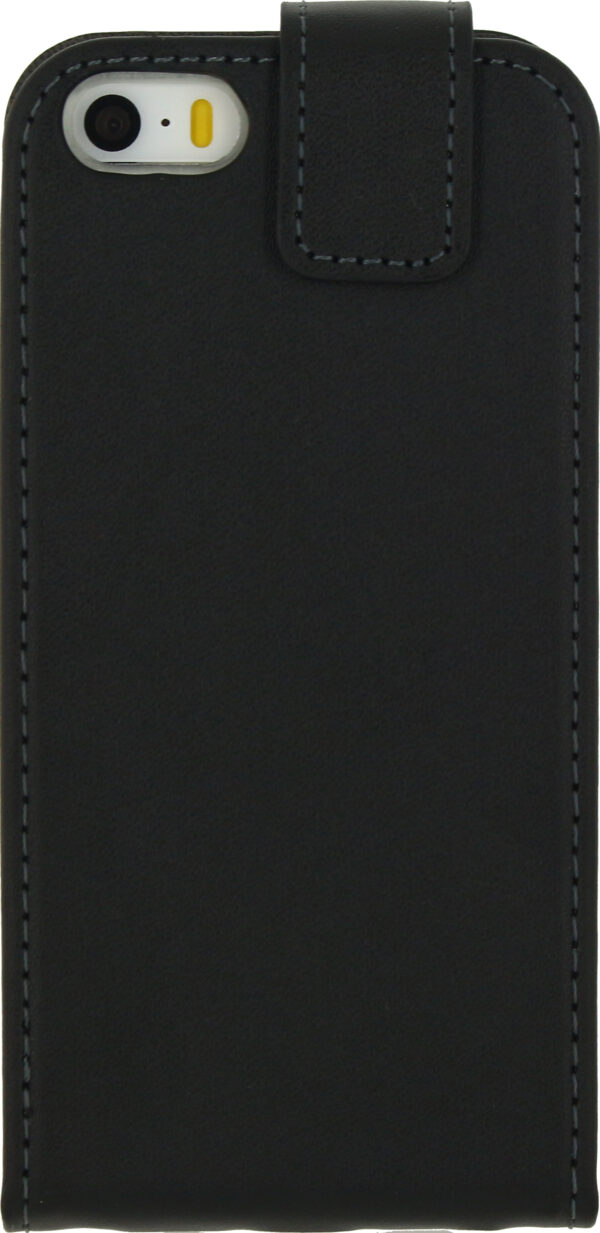 Mobilize Classic Gelly Flip Case Apple Iphone 5/5S/Se Black - Afbeelding 2