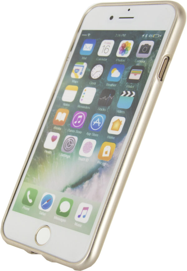 Mobilize Metallic Gelly Case Apple Iphone 7/8/Se (2020/2022) Champagne Gold - Afbeelding 3
