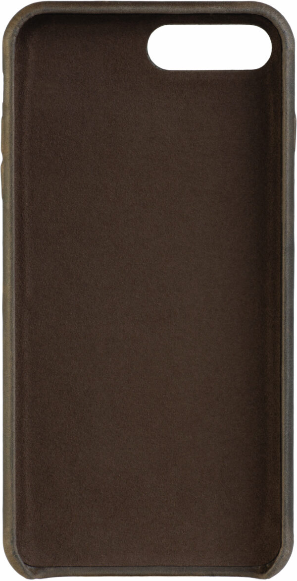 Senza Raw Leather Cover Apple Iphone 7 Plus/8 Plus Chestnut Brown - Afbeelding 2