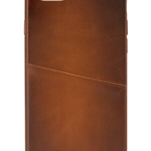 Senza Desire Leather Cover With Card Slot Apple Iphone 7/8/Se (2020/2022) Burned Cognac
