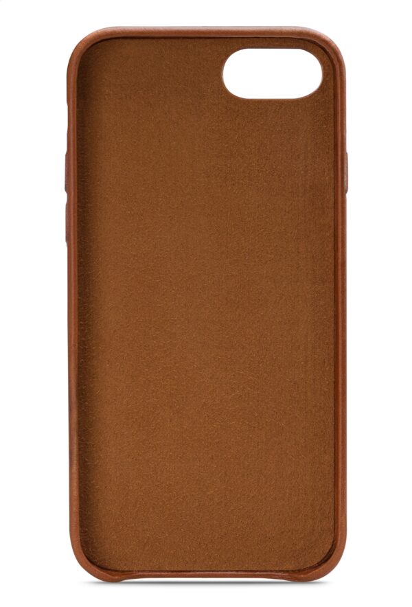Senza Desire Leather Cover With Card Slot Apple Iphone 7/8/Se (2020/2022) Burned Cognac - Afbeelding 2