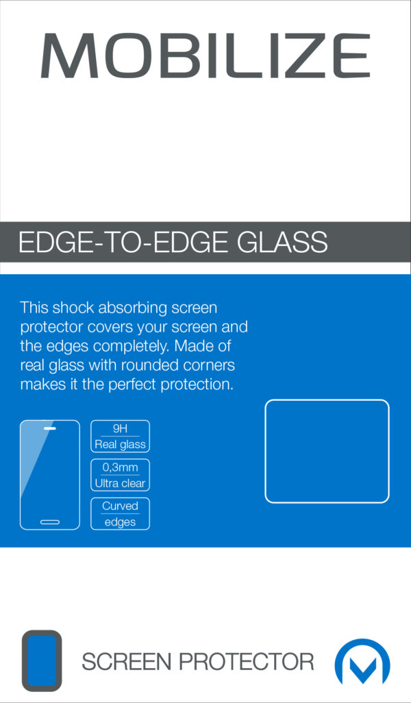 Mobilize Edge-To-Edge Glass Screen Protector Apple Iphone 7 Plus/8 Plus White Full Glue - Afbeelding 2
