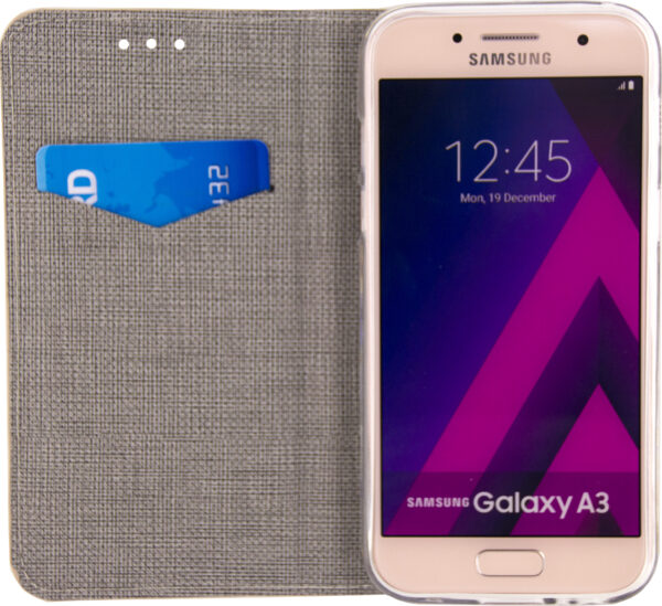 Mobilize Premium Gelly Book Case Samsung Galaxy A3 2017 Alligator Peanut Brown - Afbeelding 4