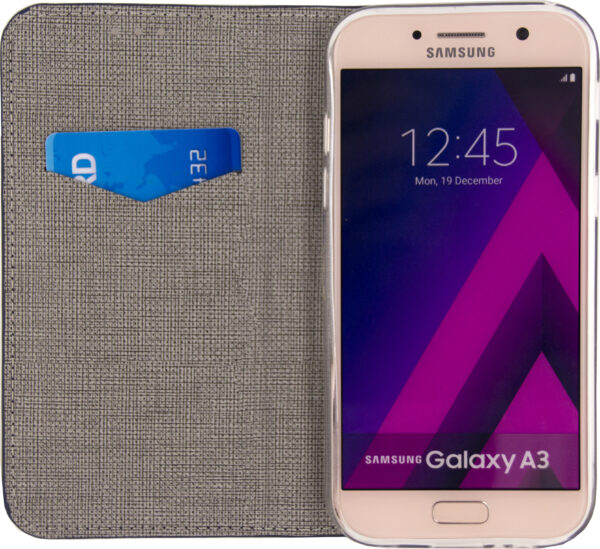 Mobilize Premium Gelly Book Case Samsung Galaxy A3 2017 Alligator Indigo Blue - Afbeelding 4