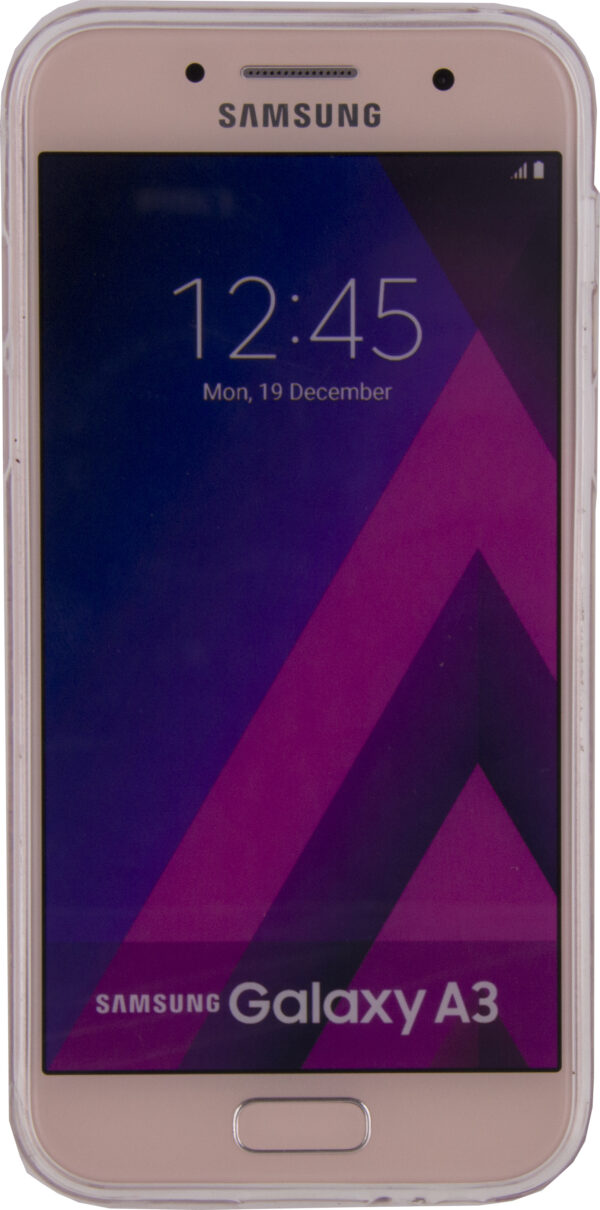 Mobilize Shimmer Case Samsung Galaxy A3 2017 Silver Glitter - Afbeelding 3