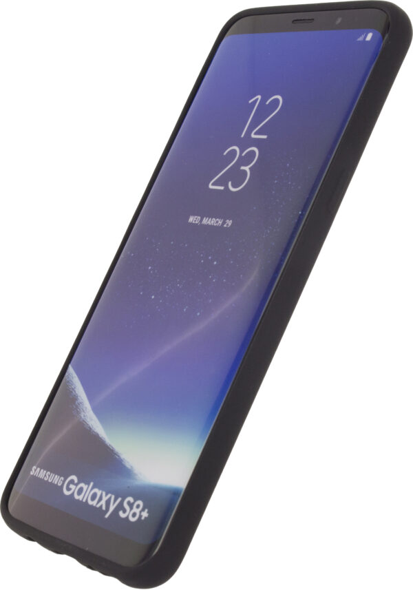 Mobilize Rubber Gelly Case Samsung Galaxy S8+ Matt Black - Afbeelding 2