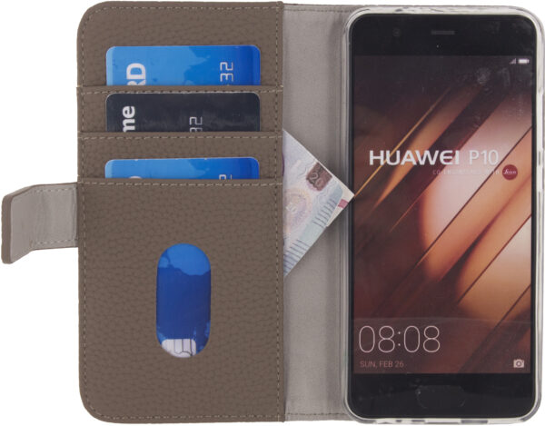 Mobilize Elite Gelly Wallet Book Case Huawei P10 Taupe - Afbeelding 3