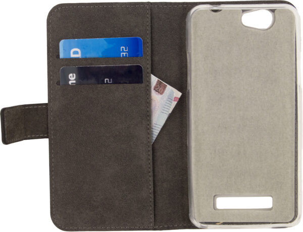 Mobilize Classic Gelly Wallet Book Case Wileyfox Spark + Black - Afbeelding 3