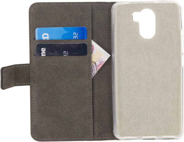 Mobilize Classic Gelly Wallet Book Case Wileyfox Swift 2 Plus Black - Afbeelding 3