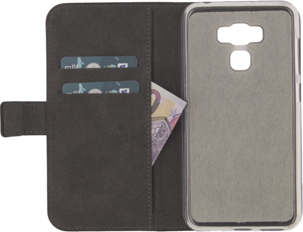 Mobilize Classic Gelly Wallet Book Case Asus Zenfone 3 Max 5.5" (Zc553Kl) Black - Afbeelding 3