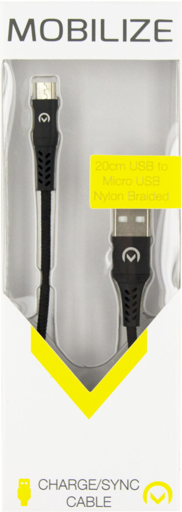 Mobilize Strong Nylon Cable Usb To Micro Usb 1M. 12W Black - Afbeelding 6