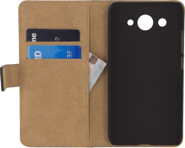 Mobilize Classic Wallet Book Case Huawei Y3 2017 Black - Afbeelding 3