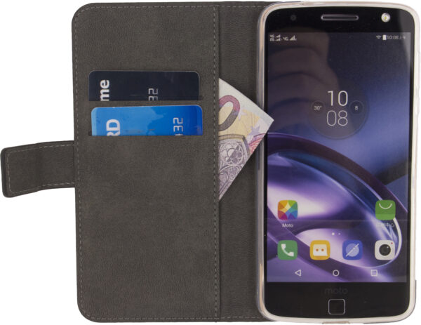 Mobilize Classic Gelly Wallet Book Case Motorola Moto Z2 Force Black - Afbeelding 3