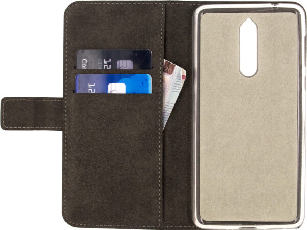 Mobilize Classic Gelly Wallet Book Case Nokia 8 Black - Afbeelding 3
