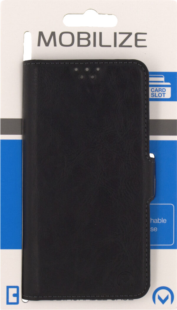 Mobilize Premium 2In1 Wallet Case Universal Large Black - Afbeelding 5