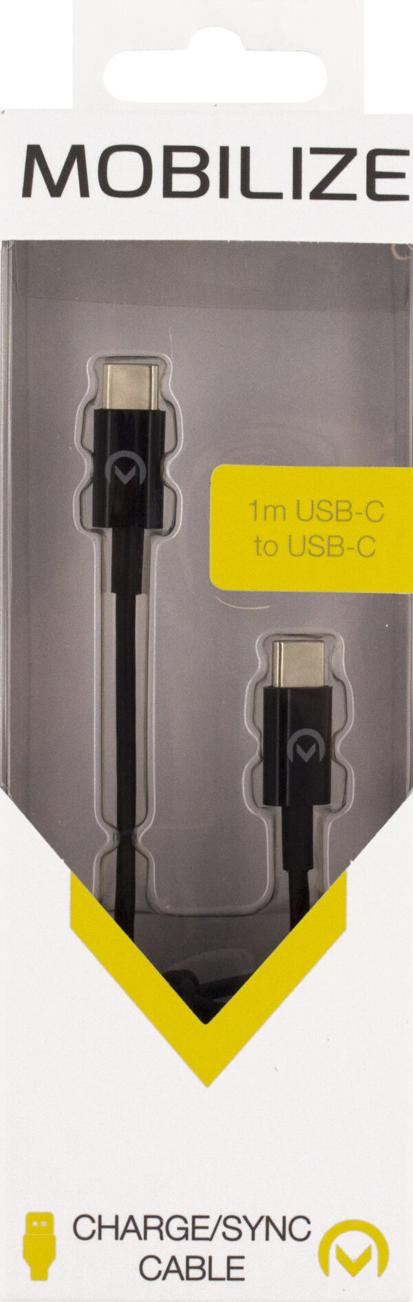 Mobilize Cable Usb-C To Usb-C 1M. 60W Black - Afbeelding 4